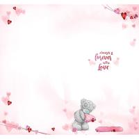 Holding Heart Cushion Me to You Bear Valentine's Day Card Extra Image 1 Preview